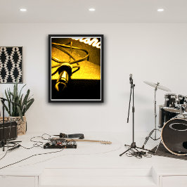 Póster Marshall Amp y Jack Lead (versión cálida)