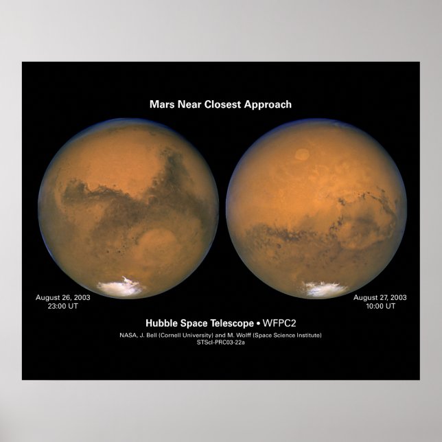 Póster MarsNearClosestApproach-2003-22a (Frente)