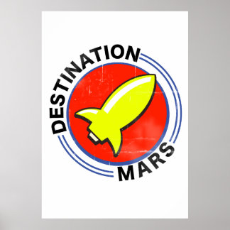Póster Marte de destino
