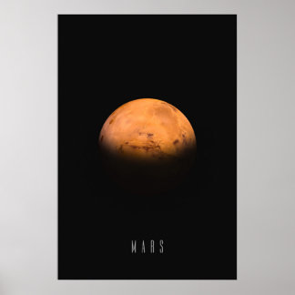 Póster Marte - El planeta rojo y la próxima frontera de l