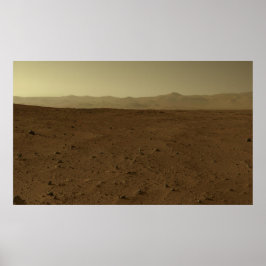 Póster Marte Horizon vía Curiosity Rover