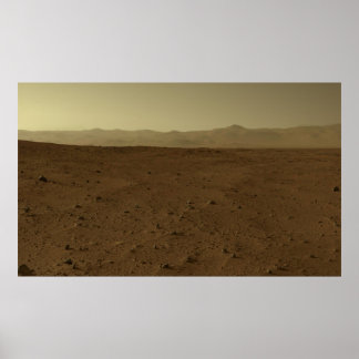 Póster Marte Horizon vía Curiosity Rover