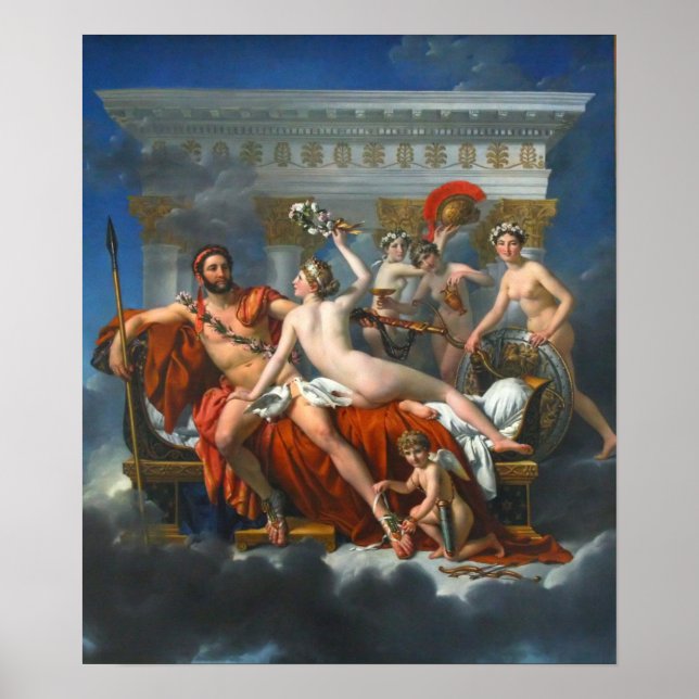 Póster Marte siendo desarmado por Venus (Frente)