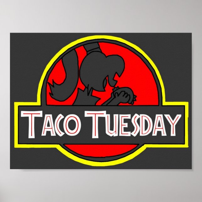 Póster Martes de Taco (Frente)