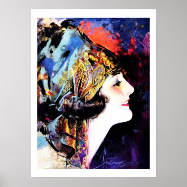 Póster Martha Mansfield, afiche de época (Frente)