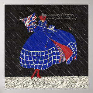 Póster Martha Romme Couture Design "Pluvoise"