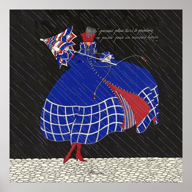 Póster Martha Romme Couture Design "Pluvoise" (Frente)