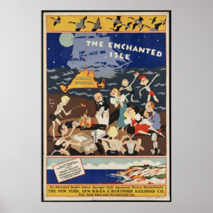Póster Marthas Vineyard Poster de Viajes y Retro