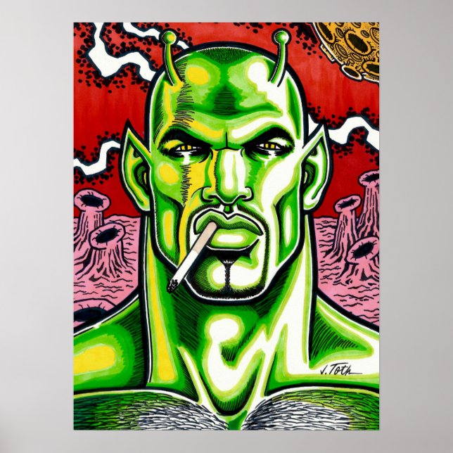 Póster Martian Machismo Poster (Frente)