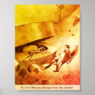 Póster Martianos emergentes - Guerra de los Mundos