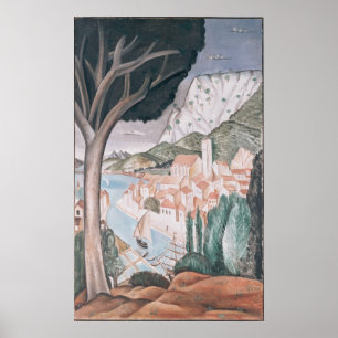 Póster Martigues (puerto de Provenza)