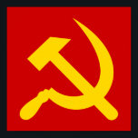 Póster Martillo y hoz del comunismo<br><div class="desc">Martillo y hoz del comunismo</div>