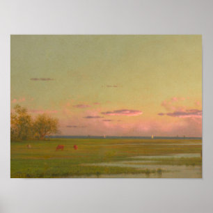 Póster Martin Johnson Heade - Marsh De Sal En Southport, 