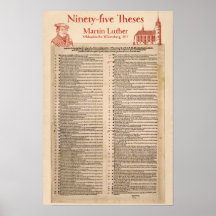 Martin Luther 95 Theses (original Latin)