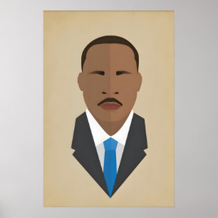 Póster Martin Luther King Jr., Icono de los creadores de 
