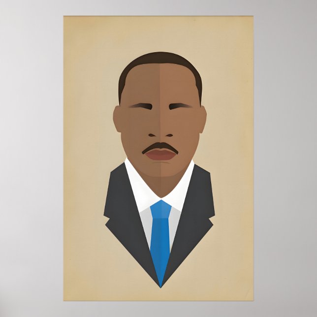 Póster Martin Luther King Jr., Icono de los creadores de  (Frente)