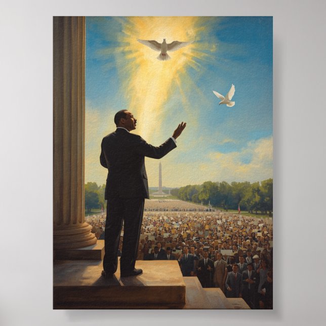 Póster Martin Luther King Jr. - "Tengo un sueño" 1963 (Frente)