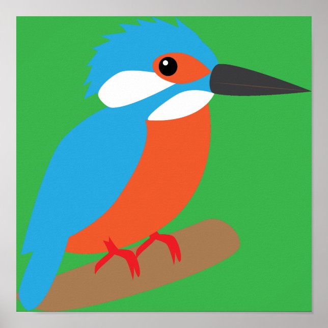 Póster Martín pescador (Frente)