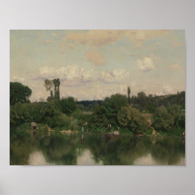 Póster Martin Rico y Ortega - En el Sena (Frente)