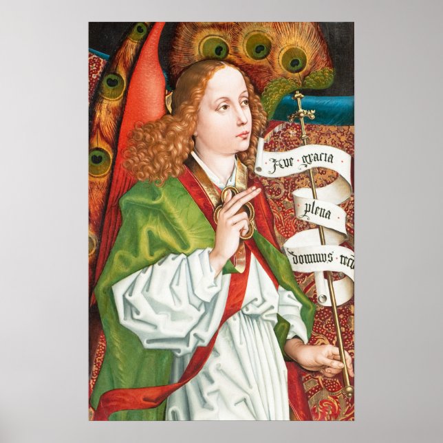Póster Martin Schongauer Anunciante ángel Altar orlier (Frente)