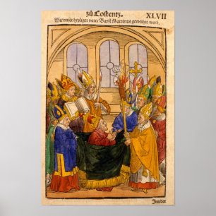 Póster Martin V is installed as Pope