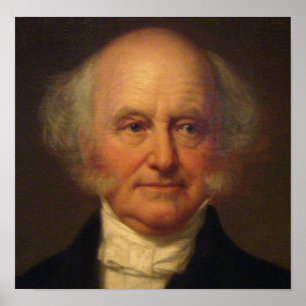 Póster Martin Van Buren 8º presidente