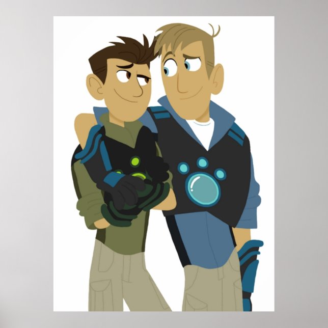Póster Martin y Chris Kratt Wild Kratts (Frente)