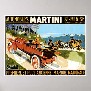 Póster Martini Automobiles