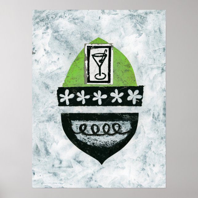 Póster Martini Break Poster Wall Art (Frente)