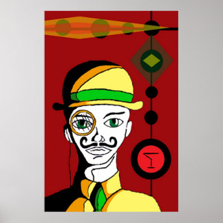 Póster Martini Gin't