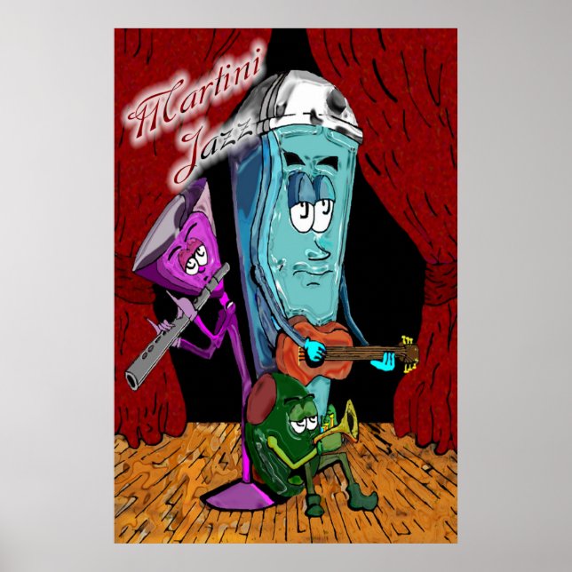Póster Martini Jazz (Frente)