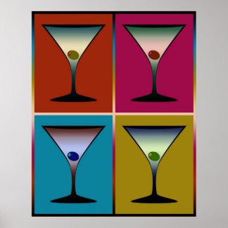 Póster Martinis 24