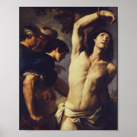Martirio de San Sebastián por Andrea Vaccaro