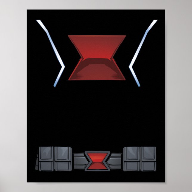 Póster Marvel Avengers Clic Halloween Vestido Negro (Frente)