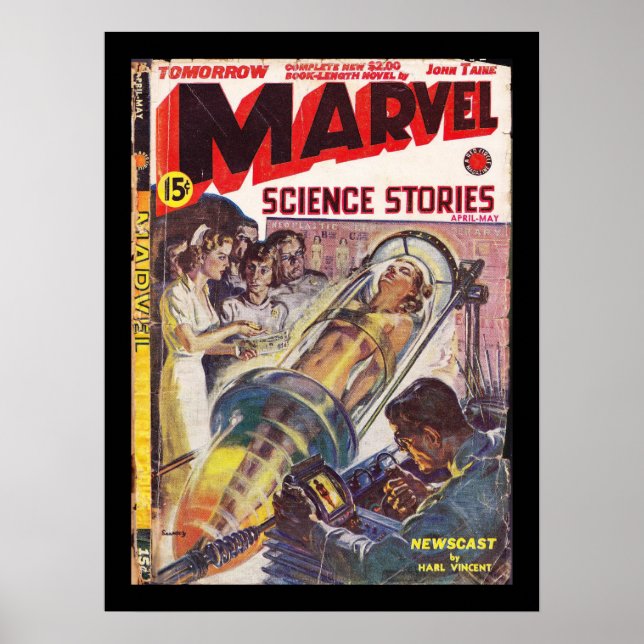 Póster Marvel Science Stories v01 n05 (1939-04-05.Western (Frente)