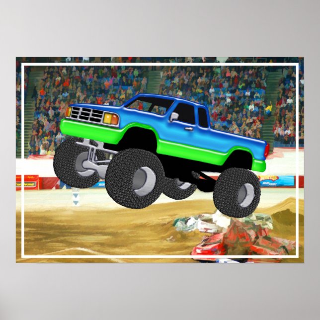 Póster Marvelous Monster Truck in the Arena (Frente)