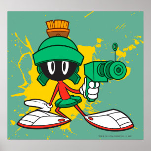 Póster Marvin con pistola