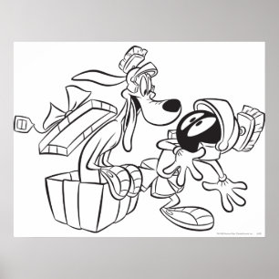 Póster MARVIN EL MARCIANO™ y Sorpresa de regalo K-9