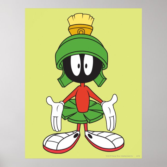 Póster MARVIN EL MARTIAN™ confuso (Frente)