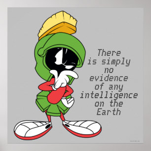 Póster MARVIN EL MARTIANO™ Pensando