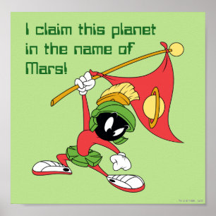 Póster MARVIN THE MARTIAN™ Claing Planet