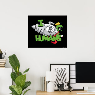 Póster MARVIN THE MARTIAN™ I Laser Humans