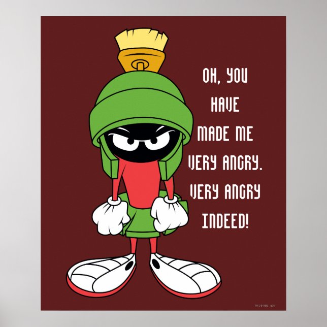 Póster MARVIN THE MARTIAN™ Upset (Frente)