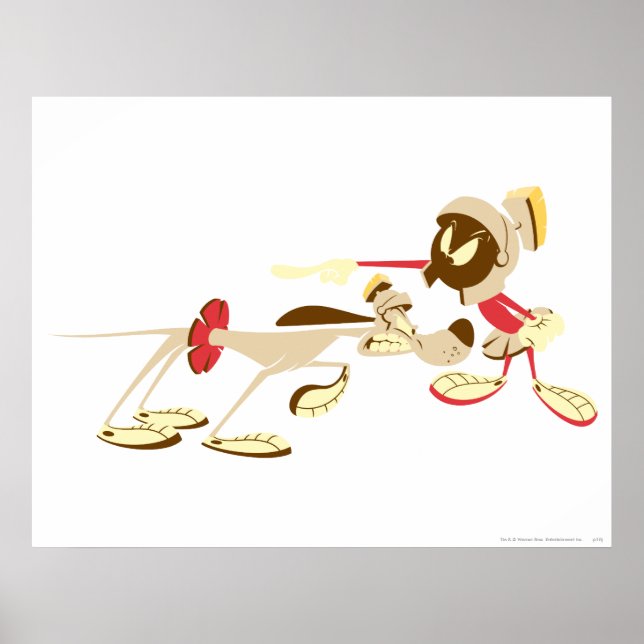 Póster MARVIN THE MARTIAN™ y K-9 4 (Frente)