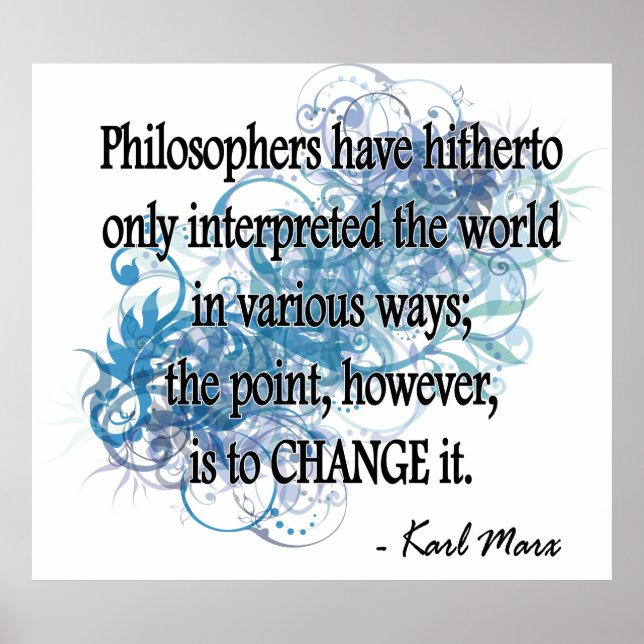 Póster Marx (Frente)