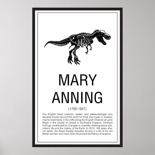 Póster Mary Anning (Frente)