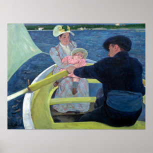 Póster Mary Cassatt El Fiesta Del Boating
