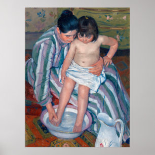 Póster Mary Cassatt La Bella Artes De La Maternidad De Ba
