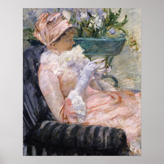 Póster Mary Cassatt - La Taza de Té (Frente)