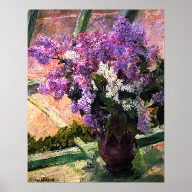 Póster Mary Cassatt Lilacs Poster (Frente)